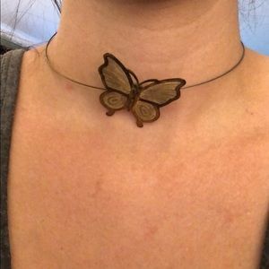 Pretty butterfly necklace/choker